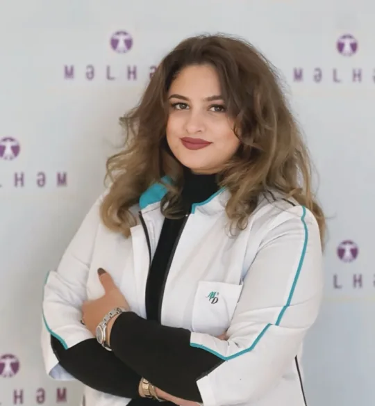 Dr. Fatimə Oruczadə, cərrah mama-ginekoloq, Məlhəm Beynəlxalq Hospitalda